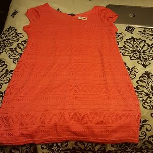 Coral Aztec print dress NEW WITH TAGS! !