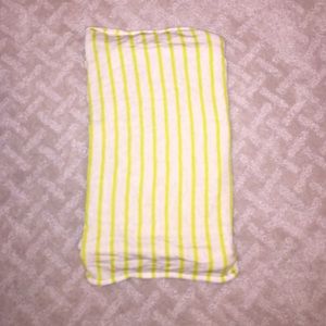 Striped lime and off white Scarf
