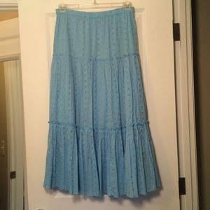 Classic Elements embroidered maxi skirt