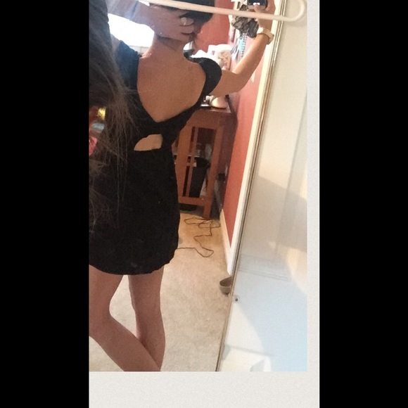 Little black dress--lace