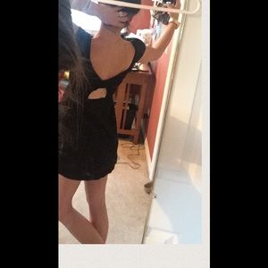 Little black dress--lace