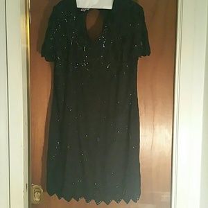 Black beaded dress