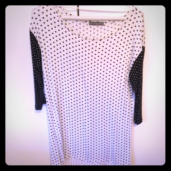 Adorable polka dot layering tee