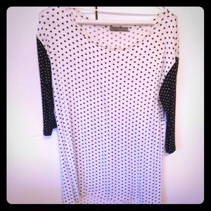 Adorable polka dot layering tee