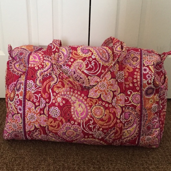 Vera Bradley large duffle travel bag