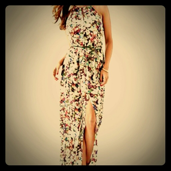 Guess floral maxi dress.