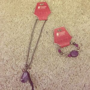 Charming Charlie Necklace and matching Bracelet