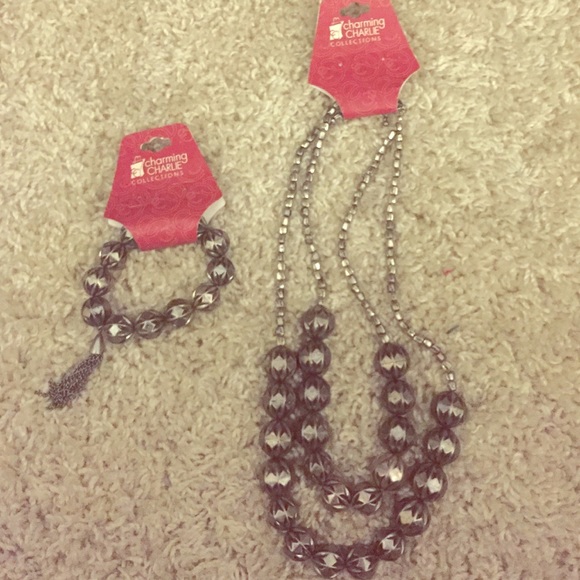 Charming Charlie Bracelet and Necklace