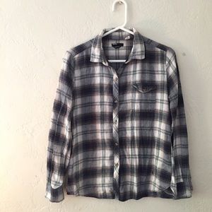 BGD Boyfriend-fit Flannel Shirt