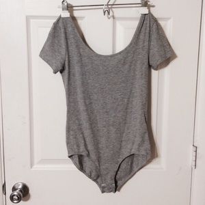 Basic grey leotard
