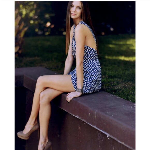 💠💠The GEORGIA geo print romper - BLUE - Picture 2 of 4