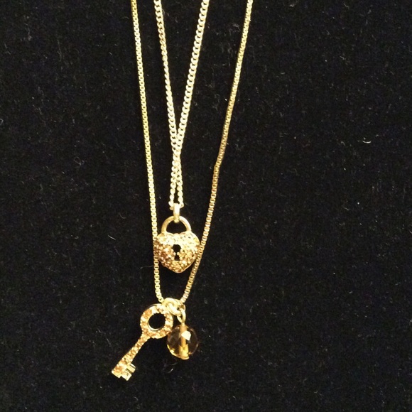 Fossil necklace gold - Picture 1 of 3