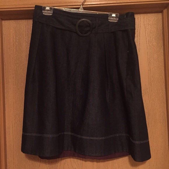 Denim Skirt, Size 12P