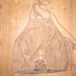 Halter crop top