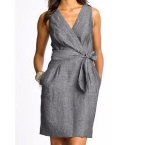 Banana Republic Grey Linen Dress in size 4