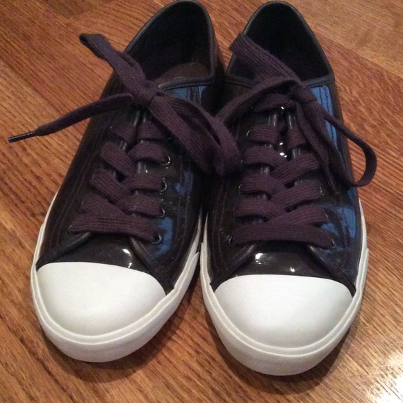 Purple Patton leather sneakers