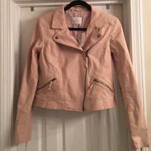 Brand new pink zip up jacket