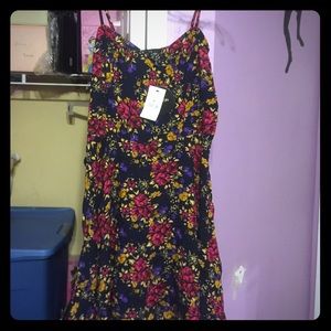 Cotton On Missy Brady Floral Navy Dress