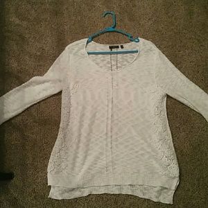 Lightweight White Sweater
