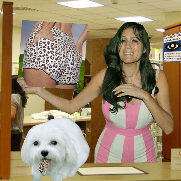 "Report” Leopard Shorts - Picture 4 of 4