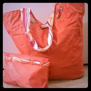 Lancaster Tote and Matching Make-up Bag