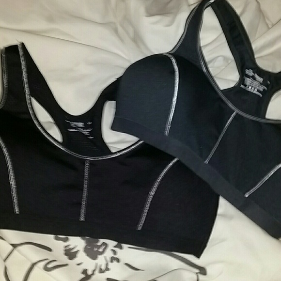 Two sports bras