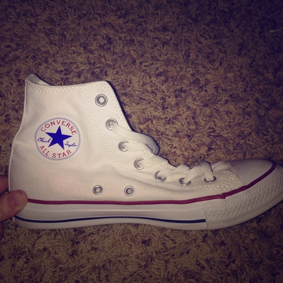 Hightop white converse