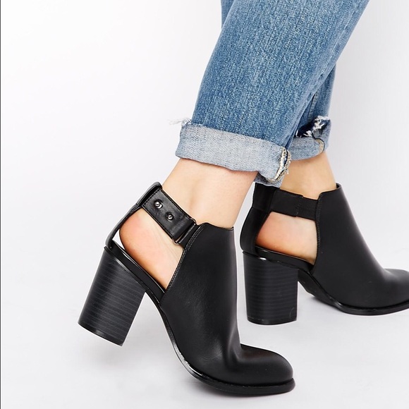 ASOS Cut Out Ankle Boots