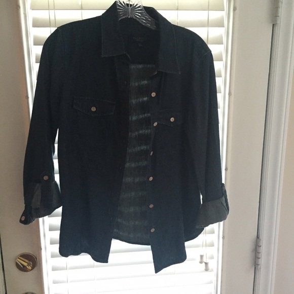 Dark Jean Button-down - Picture 1 of 3