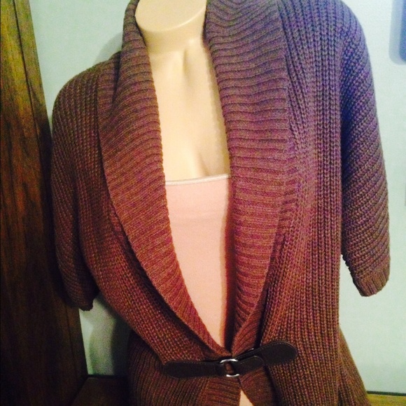 Karen Scott Sweaters - Karen Scott Brown Sweater