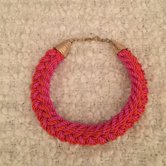 Glam Necklace (Pink & Orange)