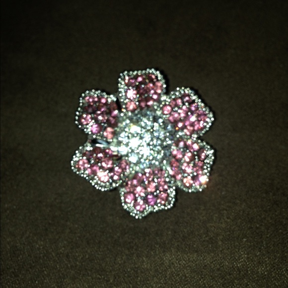 Pink Lovers Flower Ring