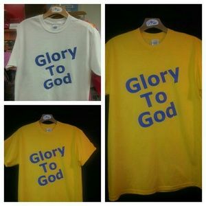 Glory to God unisex t-shirts  sizes S-XL