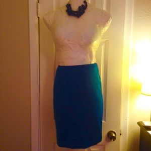 Anne Klein Cobalt blue pencil skirt