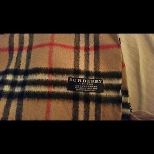 Authentic 100% Cashmere Burberry Scarf