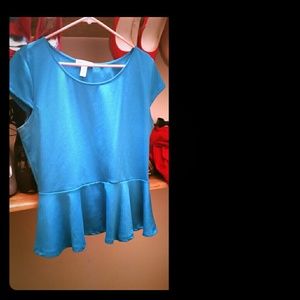 Turquoise dressie shirt