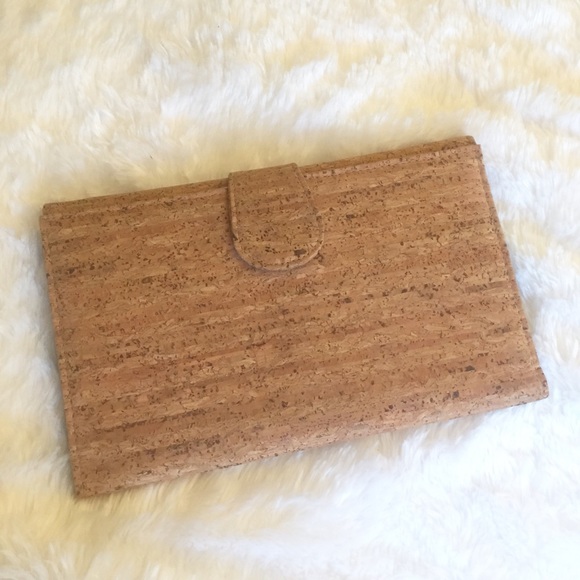 NEW JCREW Factory Cork Clutch Wallet