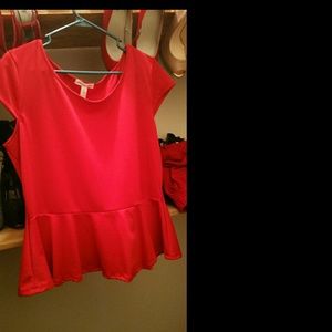 Red dressie shirt