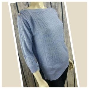 J Crew cable-knit linen sweater sold out!