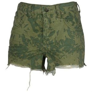 Free People camo shorts