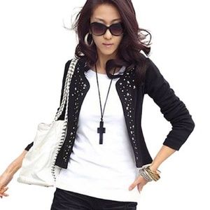 SALE! NWT Black jacket with embellishments