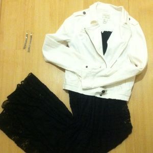 Long Black Maxi Lace Dress!