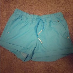 Price lowered!!! Blue Lululemon shorts! Size 6
