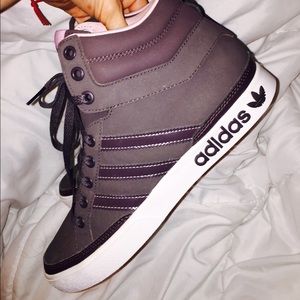 Adidas Grey & Light Pink