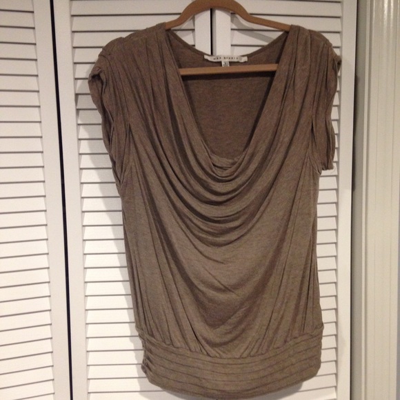 Max Studio Tan Shirt