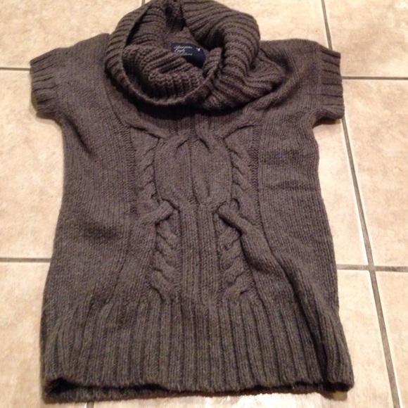 Cowl neck gray sweater - Picture 1 of 1