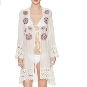 Ondademar ethereal beaded the cover up