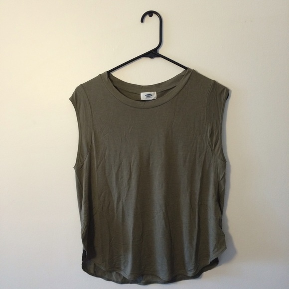 Olive Green Muscle Tank