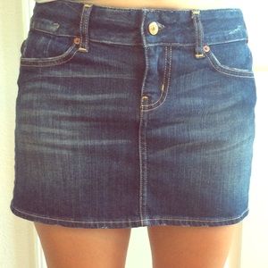 Gap denim mini skirt