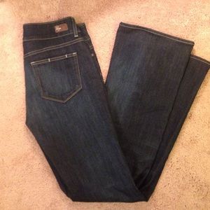 Paige dark wash flared jeans